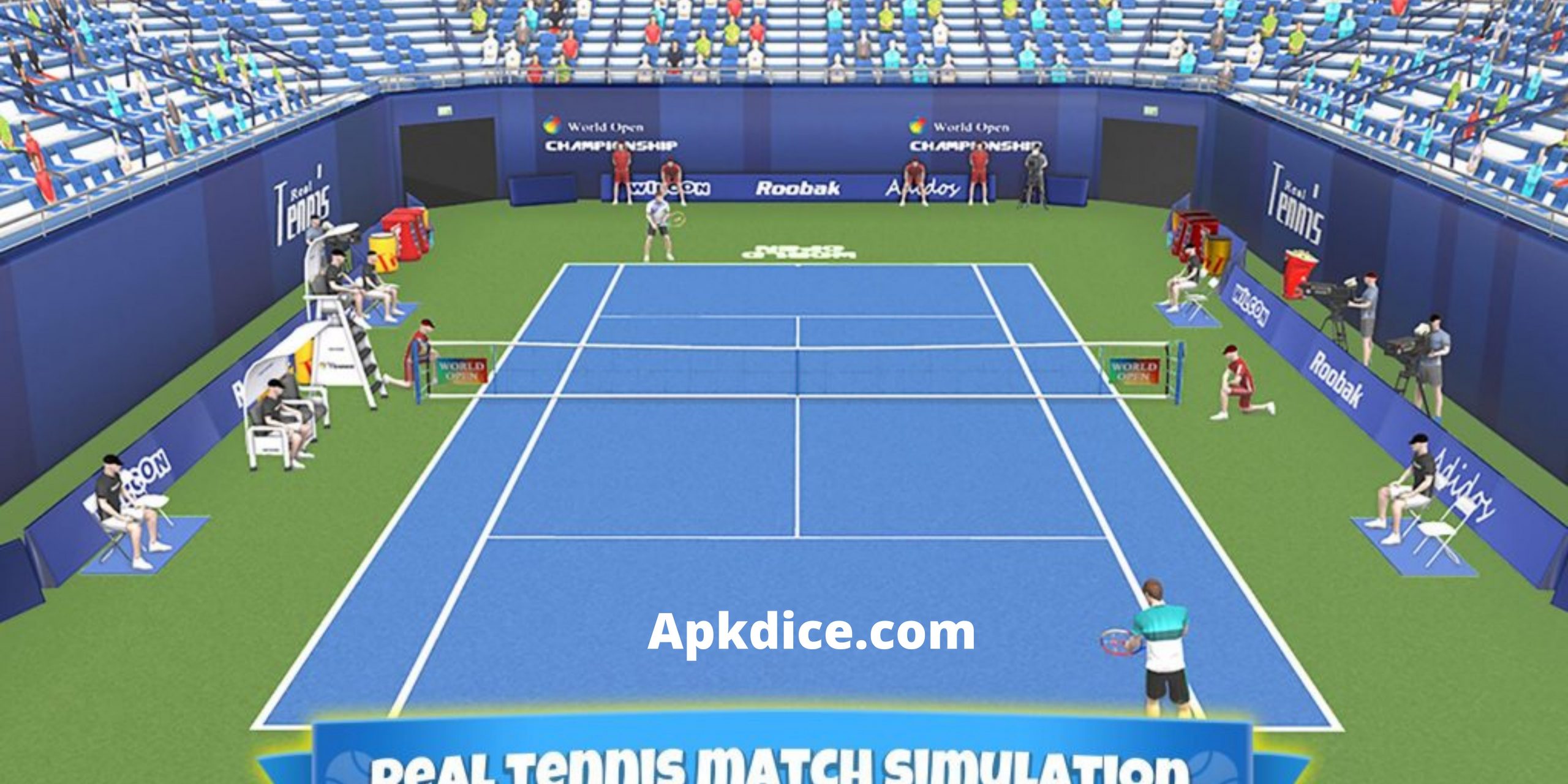 Tennis Clash Mod Apk 3D Sports Multiplayer (Unlimited Coins) 1