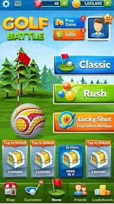 Golf Battle Mod Apk (Unlimited Coins & Money) Easy Shots 2