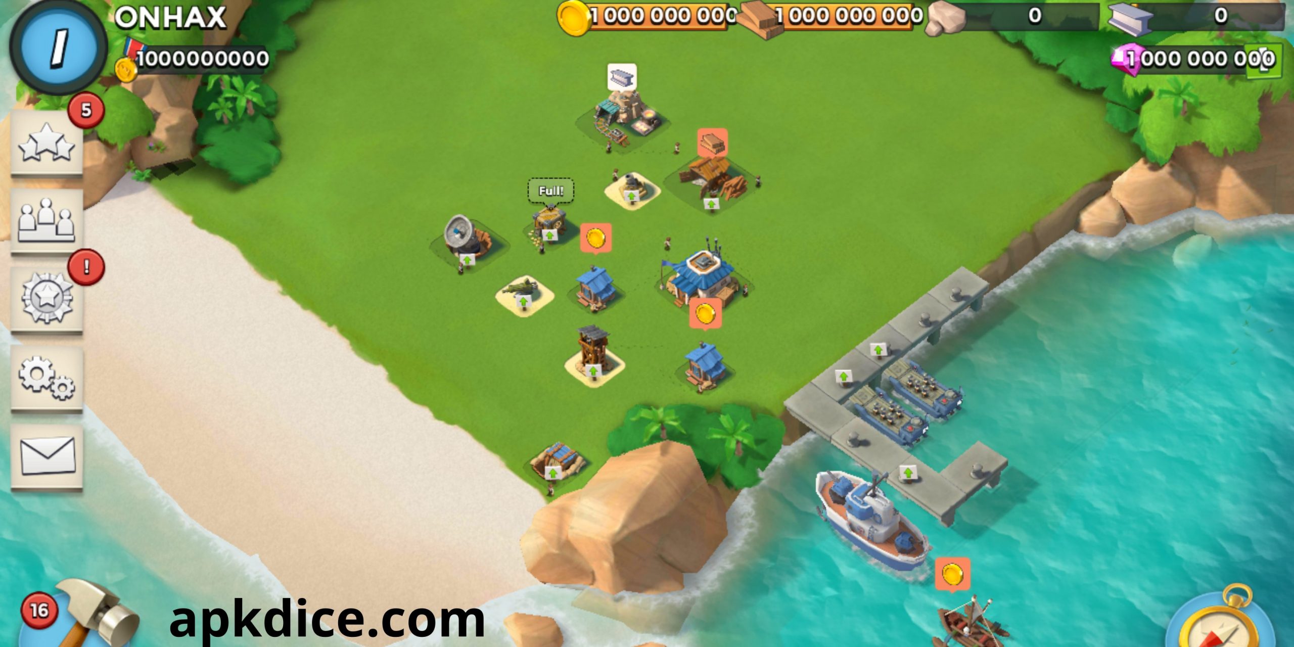 Boom Beach Mod Apk (Unlimited Diamonds + Private Server) 2