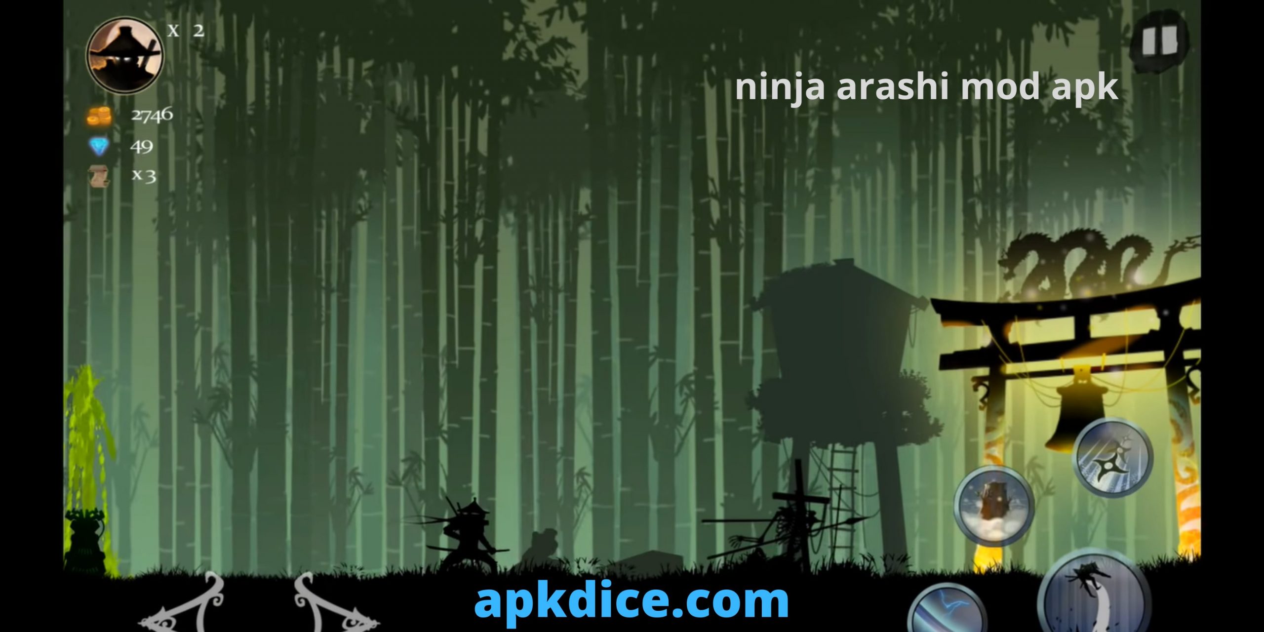 Ninja Arashi Mod Apk – Unlimited Money, Power & Health 1
