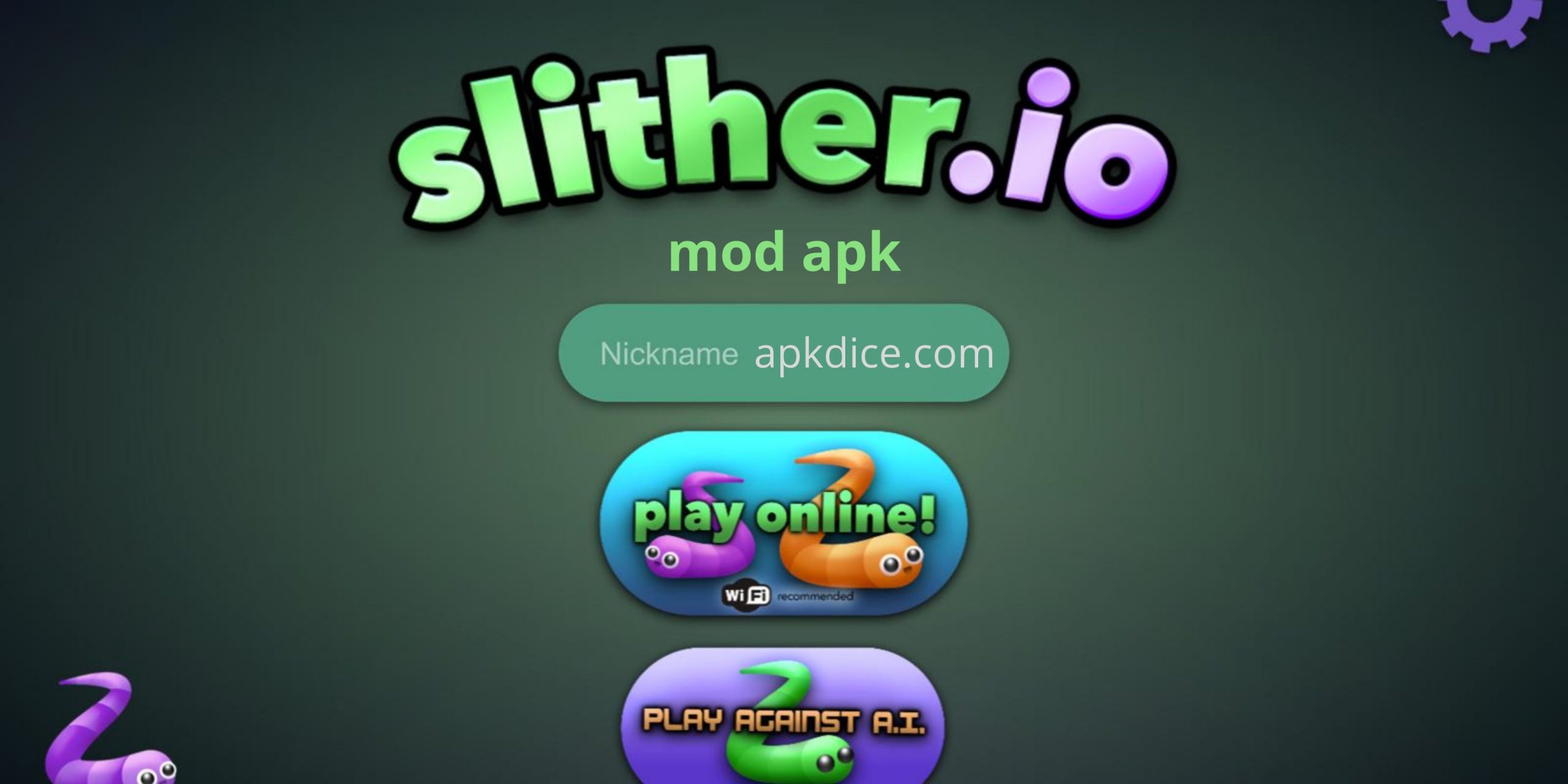 Slither.io Mod Apk (God + Invincibility) Descargar 1