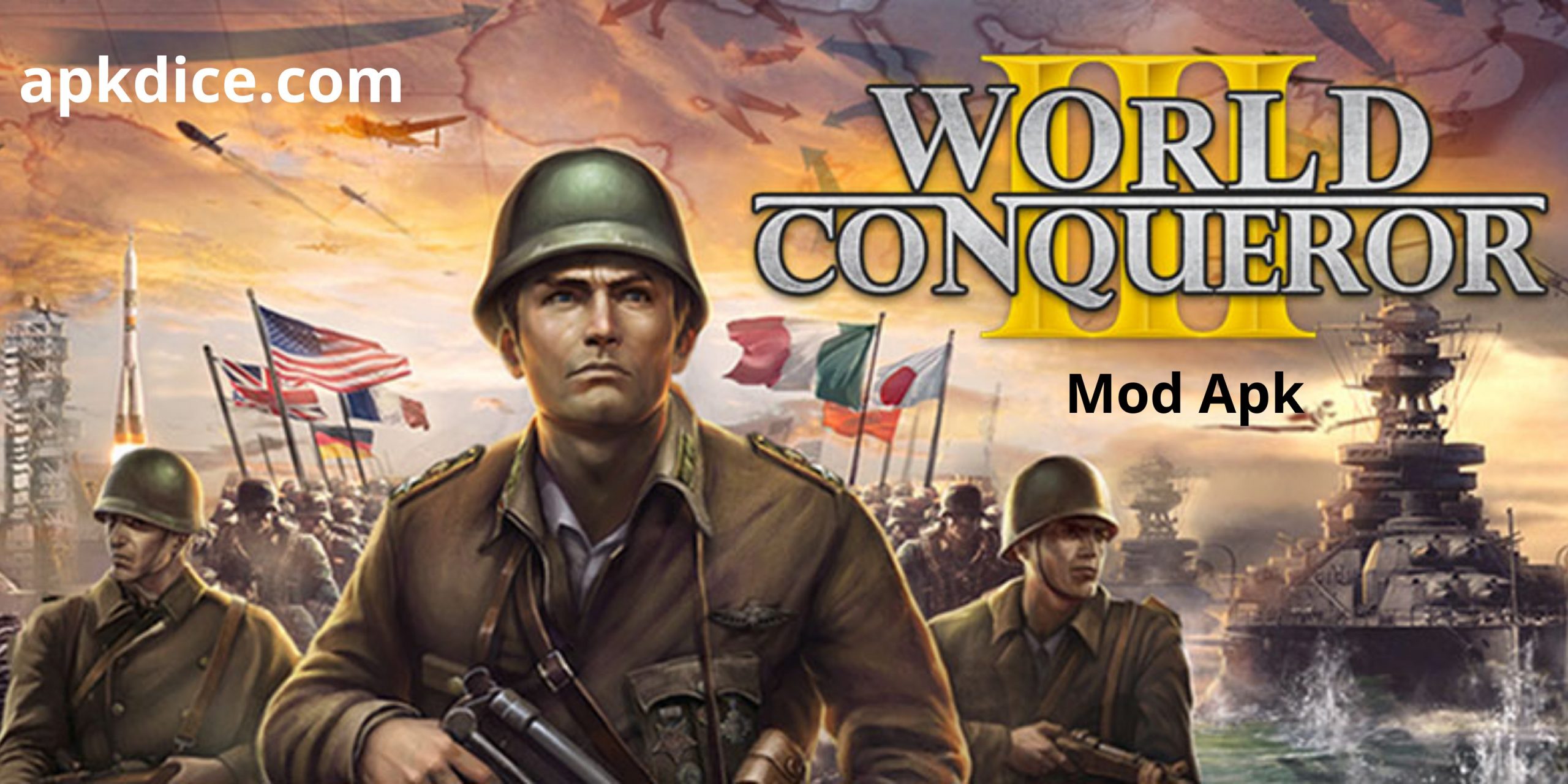 World Conqueror 3 Mod Apk (Unlimited Medals + Resources) 1
